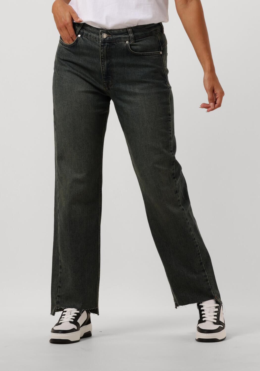 MY ESSENTIAL WARDROBE Dames Jeans Dangomw 139 High Straight Donkerblauw