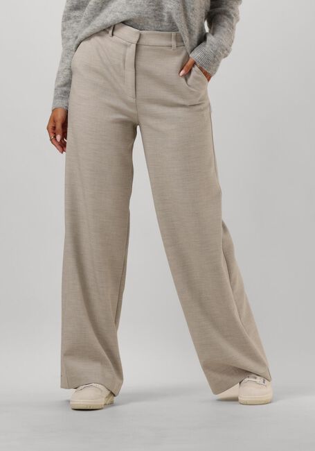 Creme SELECTED FEMME Pantalon SLFRITA-PAXA HW EXTRA WIDE PANT - large