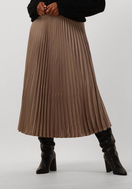 Beige Y.A.S. Midirok YASCELINE HW MIDI SKIRT S. - large