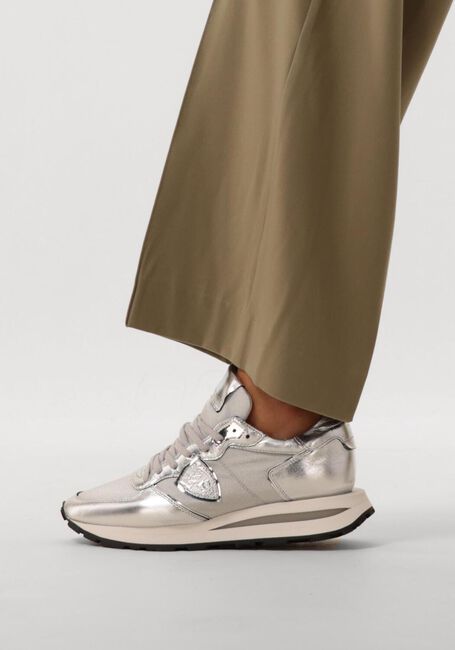 Zilveren PHILIPPE MODEL Lage sneakers TROPEZ HAUTE LOW WOMAN - large