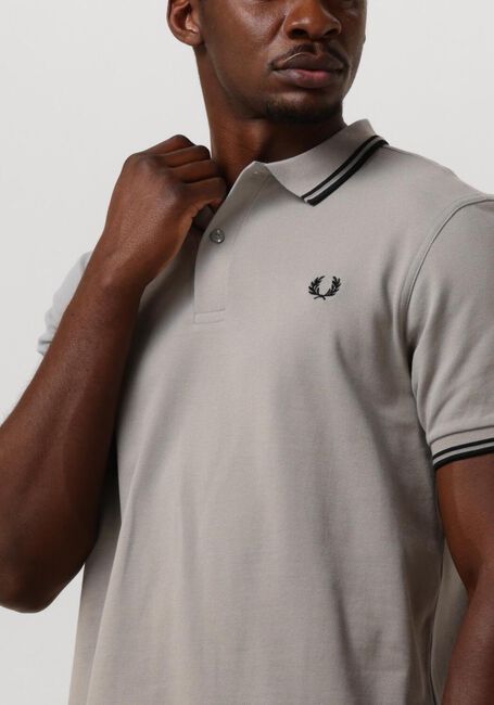 Grijze FRED PERRY Polo THE TWIN TIPPED FRED PERRY SHIRT - large