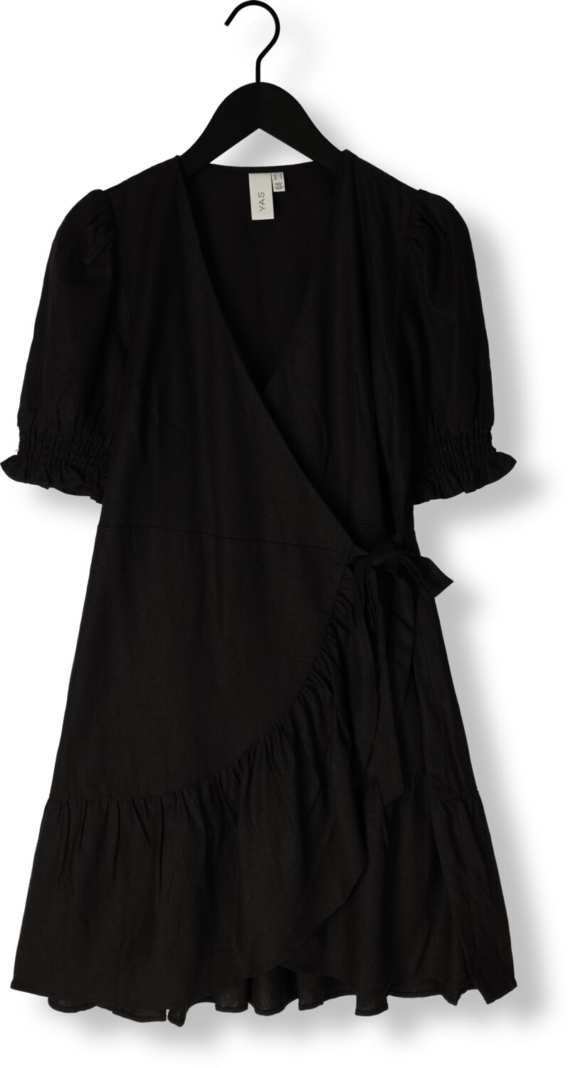 Y.A.S. Dames Jurken Yasflaxy Ss Wrap Dress Zwart