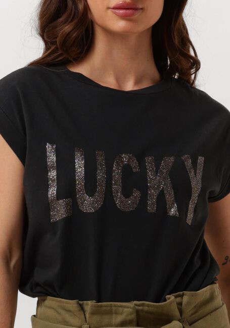 Zwarte BY-BAR T-shirt THELMA LUCKY TOP - large