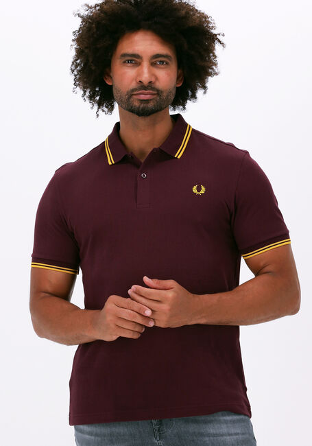 terugtrekken Stad bloem rouw Bordeaux FRED PERRY Polo TWIN TIPPED FRED PERRY SHIRT | Omoda
