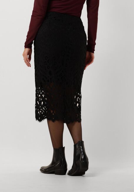 Zwarte VANILIA Midirok LACE PENCIL SKIRT - large