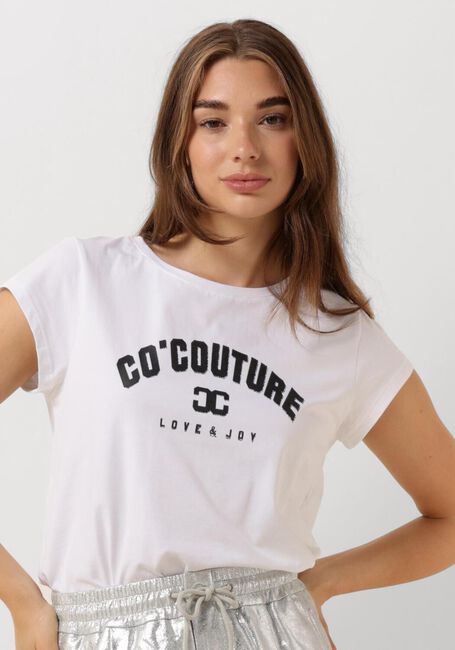 Witte CO'COUTURE T-shirt DUSTCC PRINT TEE - large