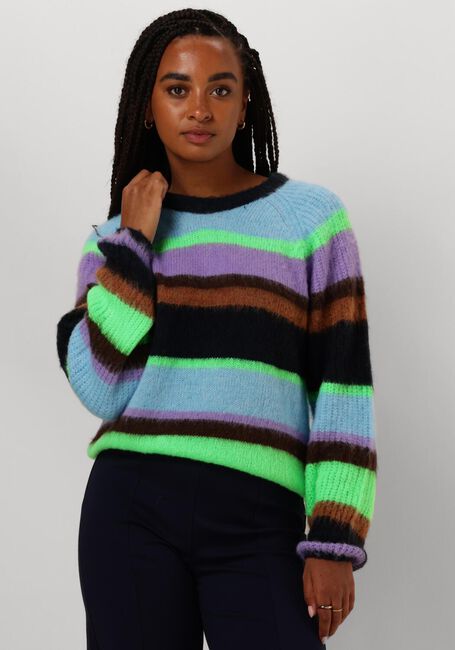 Multi POM AMSTERDAM Trui PULLOVER - BRUSHED STRIPES - large