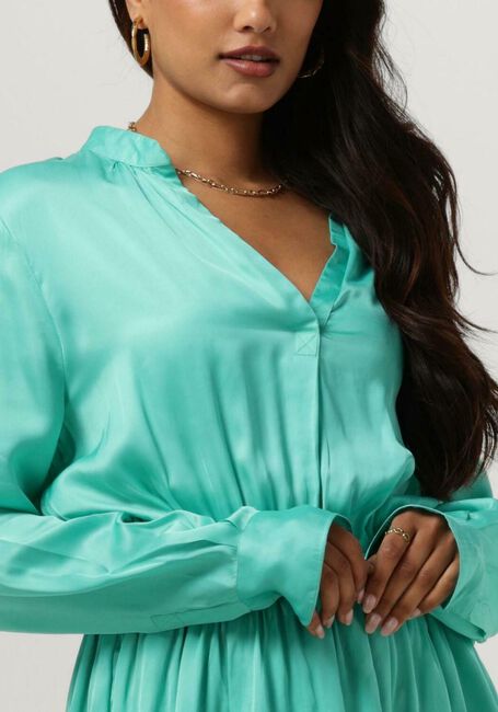 Sta op Huisje eigendom Turquoise EST'SEVEN Mini jurk EST'JOURNEE DRESS BAMBU | Omoda