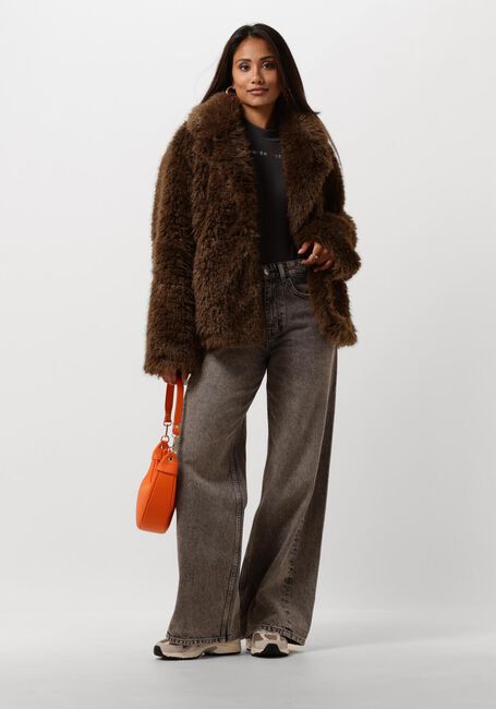 Bruine HARPER & YVE Faux fur jas LIV-CO - large