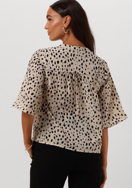 Beige MSCH COPENHAGEN Blouse MSCHANGELINA SHIRT AOP - large