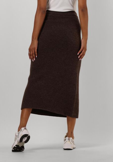 Bruine NEO NOIR Midirok ASHANTI KNIT SKIRT - large