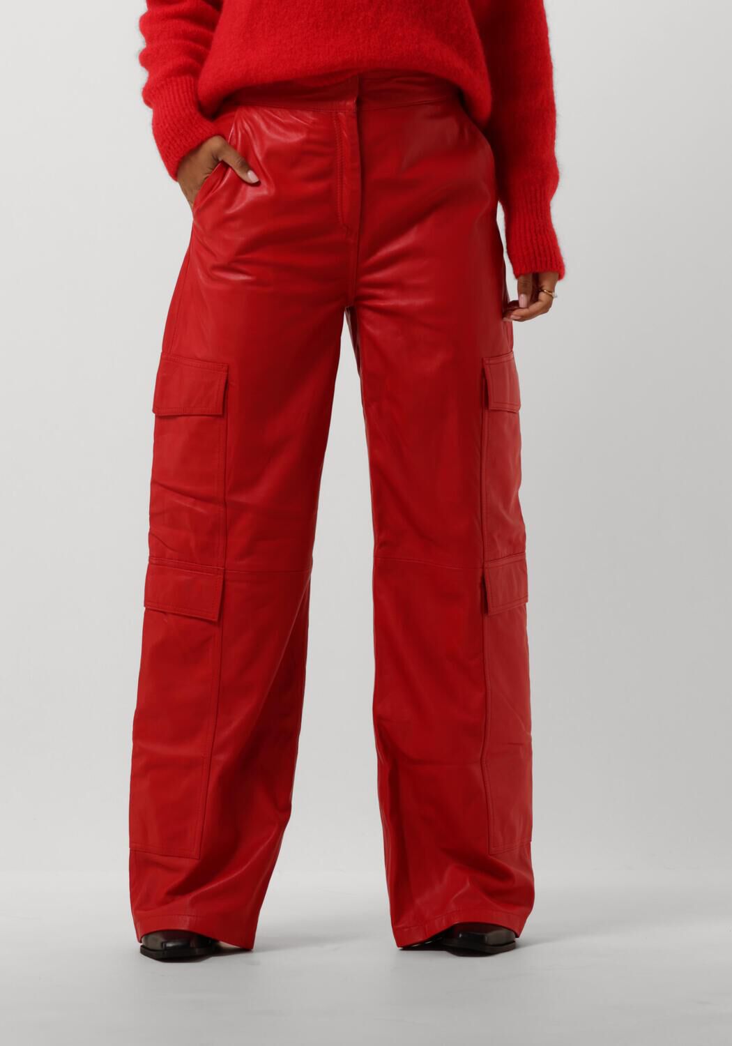 Ibana Cargo Broek Rood Red Dames