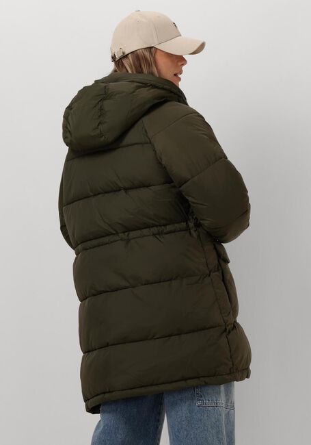 Groene TOMMY JEANS Gewatteerde jas TJW MIDI VAIL PUFFER - large