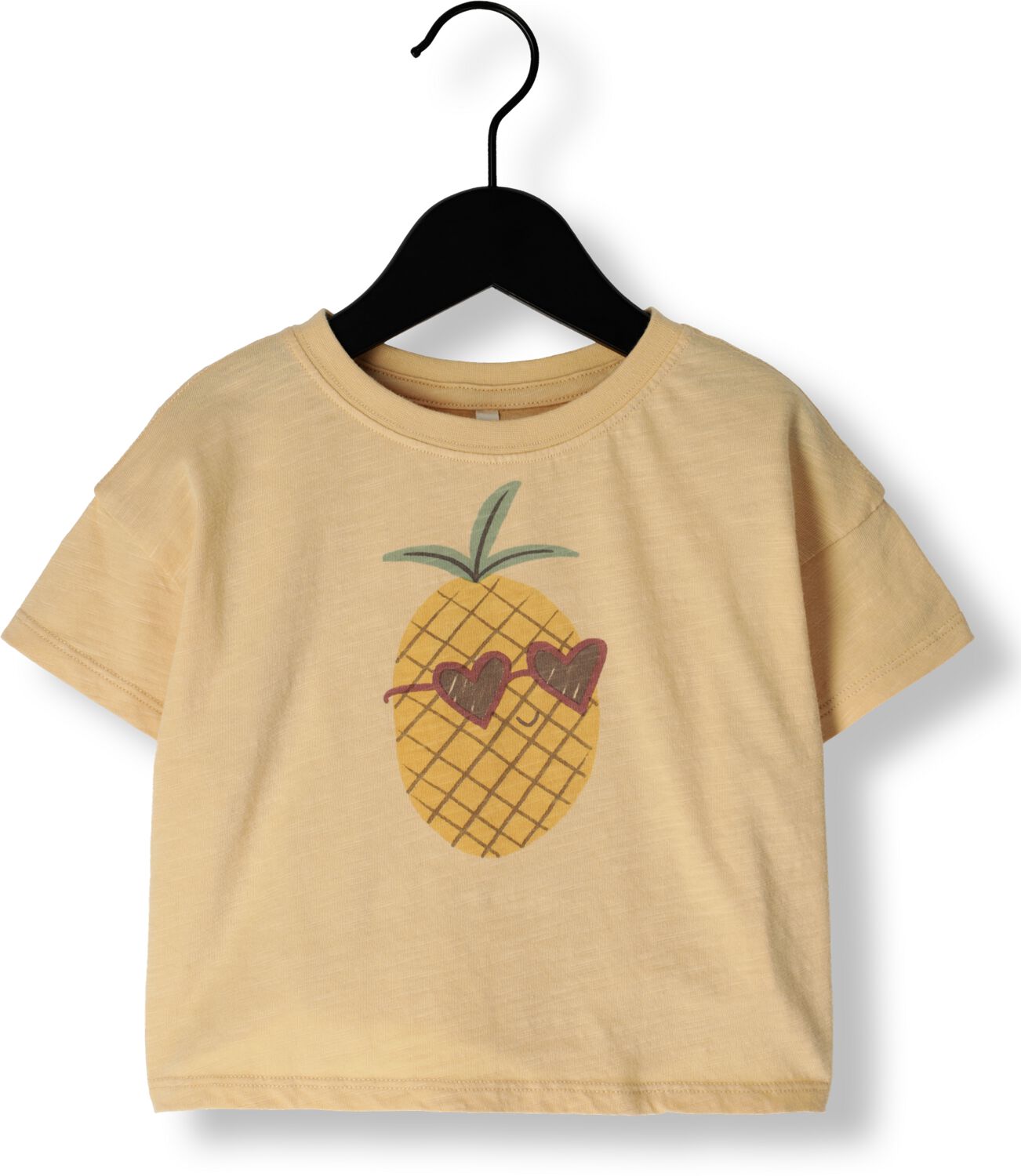 RYLEE + CRU Meisjes Tops & T-shirts Boxy Tee Pineapple Geel