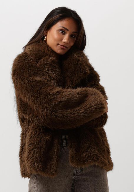 Bruine HARPER & YVE Faux fur jas LIV-CO - large