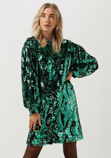 Groene SILVIAN HEACH Mini jurk  / DRESS GLITTER | Omoda