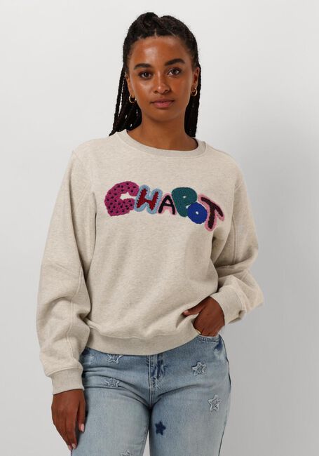 Ecru FABIENNE CHAPOT Sweater PAM MULTI MIX SWEATER - large