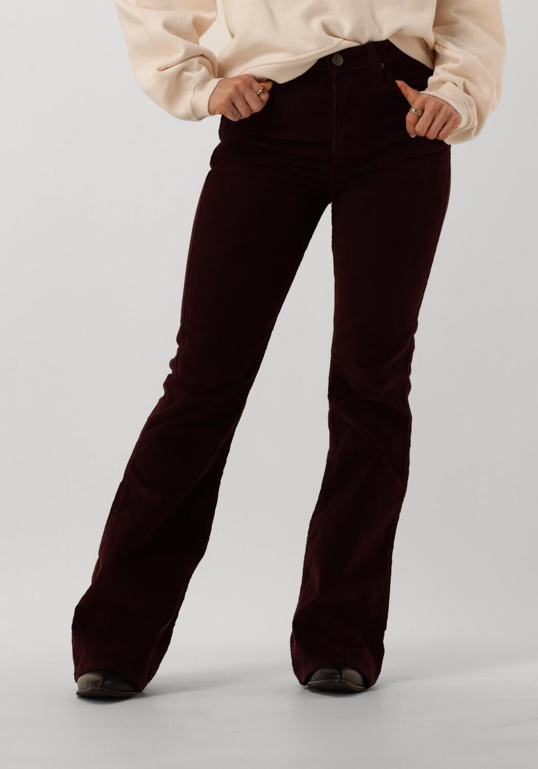 LEE Dames Jeans Breese Bordeaux