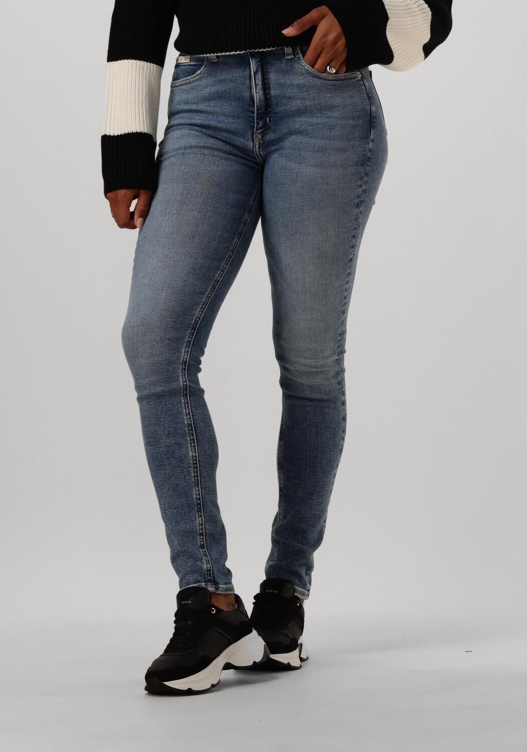 CALVIN KLEIN Dames Jeans High Rise Skinny Blauw