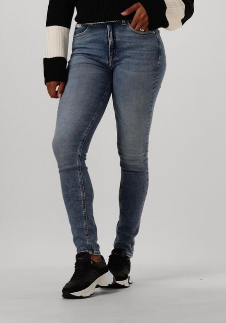 Blauwe CALVIN KLEIN Skinny jeans HIGH RISE SKINNY - large