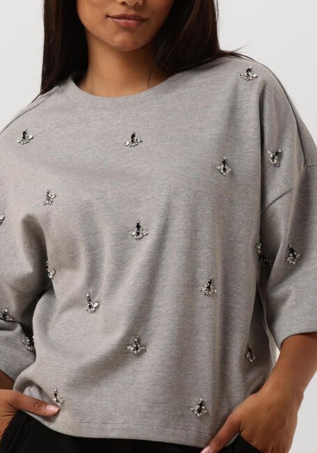 Witte SUMMUM Sweater BOXY SWEATSHIRT EMBELLISHED SWEAT - large