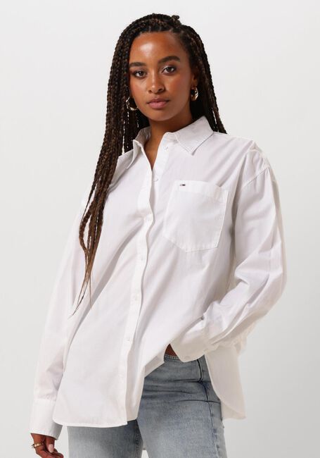 Witte TOMMY JEANS Blouse TJW RLX ESSENTIAL SH - large