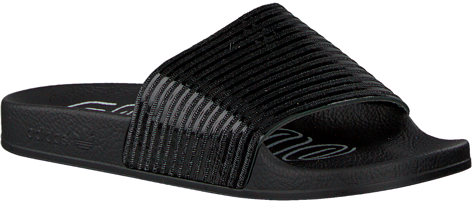 adidas slippers zwart