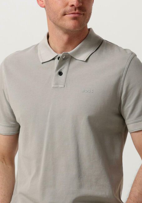 Grijze BOSS Polo PRIME - large