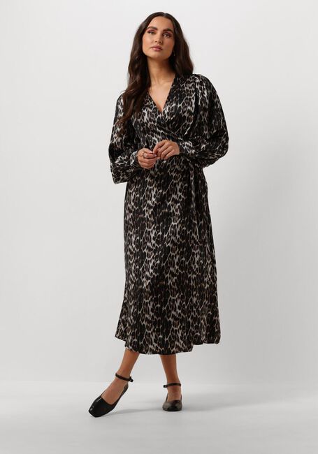 Leopard CO'COUTURE Midi jurk LEO LEO WRAP DRESS - large