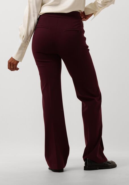 Rode VANILIA Flared broek FLARED PUNTO PANTS - large