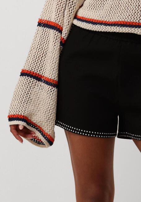 Zwarte ALIX THE LABEL Shorts LADIES WOVEN STUDS SHORT - large