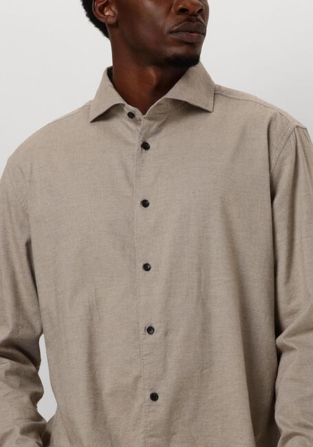 Taupe DSTREZZED Casual overhemd OLAV SHIRT - large