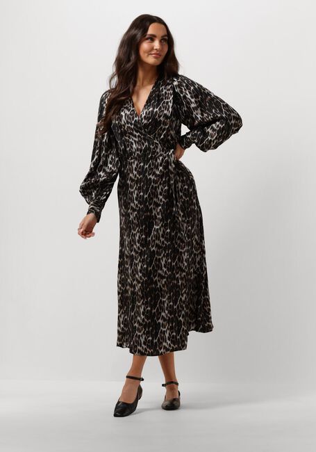 Leopard CO'COUTURE Midi jurk LEO LEO WRAP DRESS - large