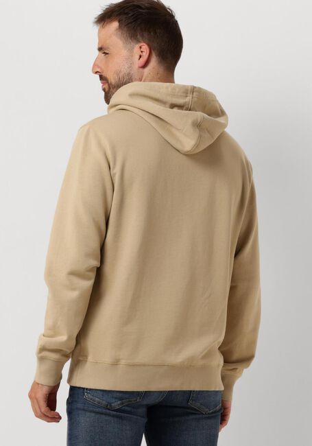 Khaki CALVIN KLEIN Sweater WASHED MONOLOGO HOODIE - large