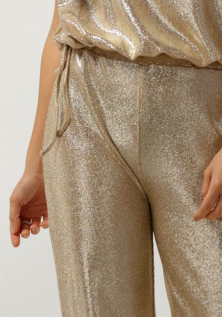 Gouden NUKUS Wijde broek BASILE PANTS - large