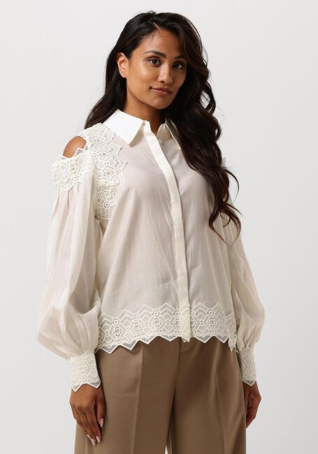 Gebroken wit COPENHAGEN MUSE Blouse CMMOLLY-SHIRT - large