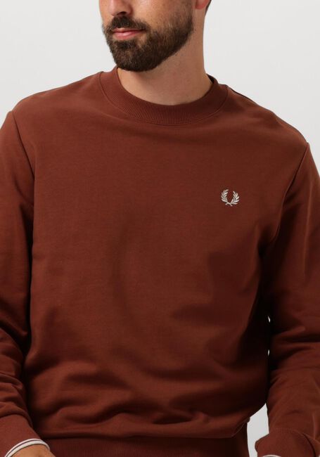 Roest FRED PERRY Trui CREW NECK SWEATSHIRT - large