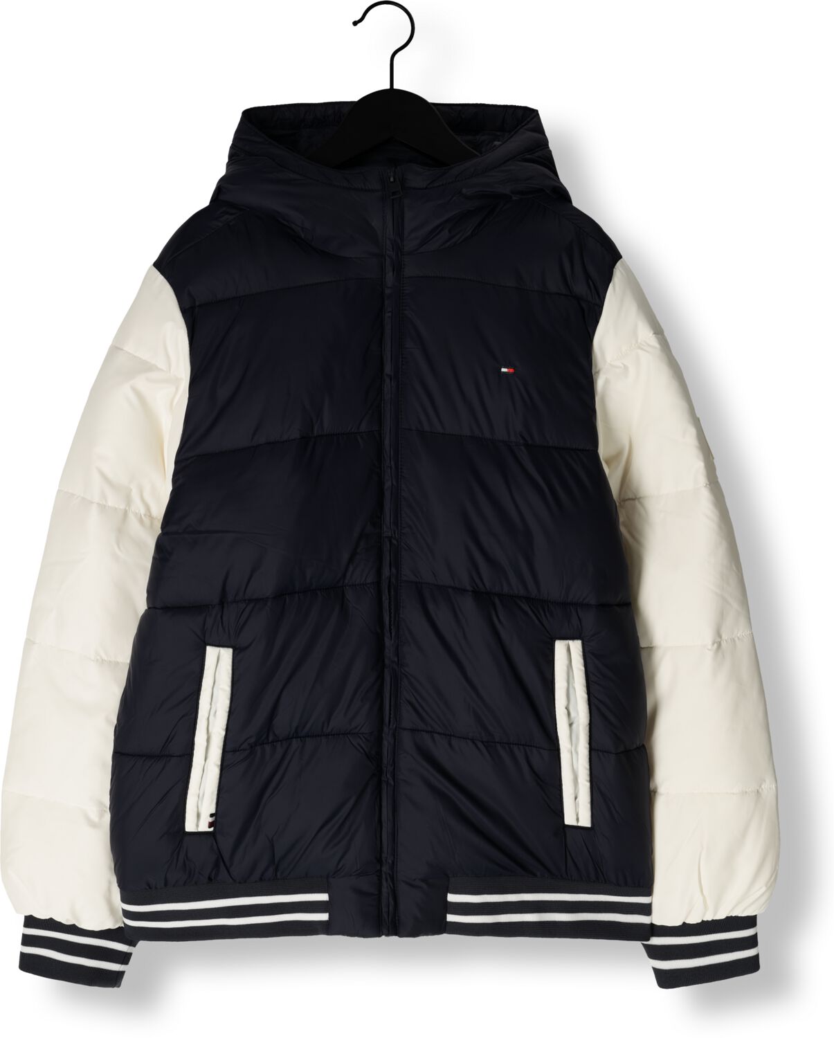 TOMMY HILFIGER Jongens Jassen Colorblock Puffer Jacket Blauw