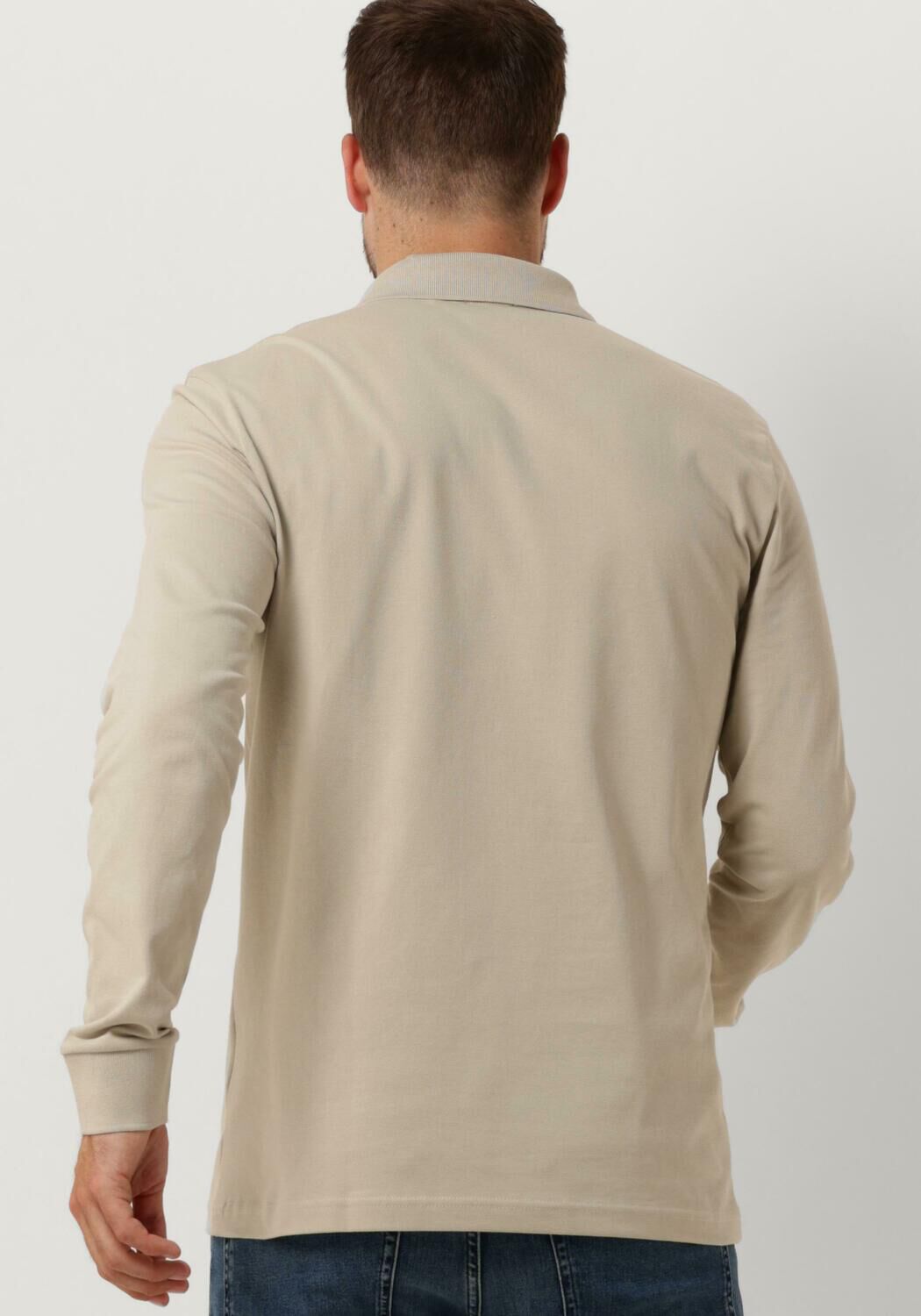 BOSS Heren Polo's & T-shirts Passerby Beige