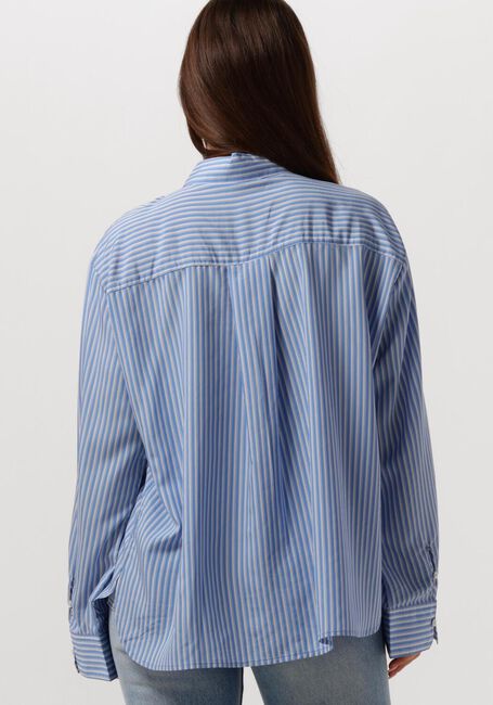 Blauwe MODSTRÖM Blouse KADIRMD STRIPE SHIRT - large