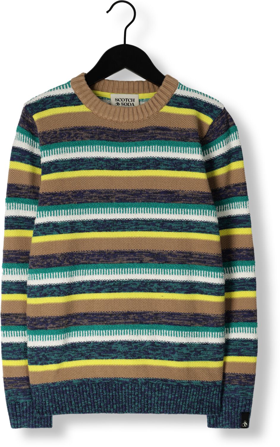 SCOTCH & SODA Jongens Truien & Vesten Yarn-dyed Striped Pullover Multi
