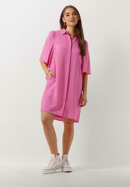 Roze CATWALK JUNKIE Mini jurk FLARE SLEEVE BUTTON UP BLOUSE DRESS - large