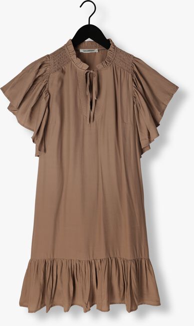Taupe CO'COUTURE Mini jurk TORA FRILL DRESS - large