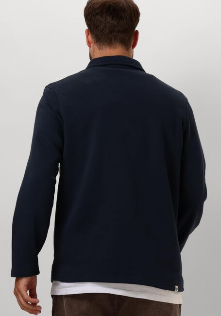 Blauwe ANERKJENDT Polo AKSOREN POLO SWEAT - large