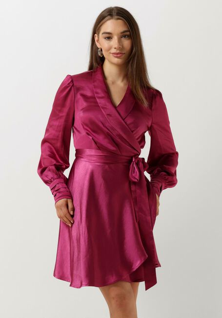Roze NOTRE-V Mini jurk NV-DORIS SATIN DRESS - large