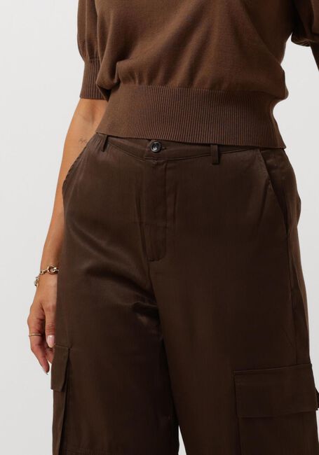 Bruine MINUS Cargobroeken WENDY WIDE LEG PANT - large