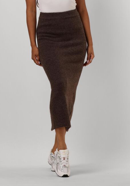 Bruine NEO NOIR Midirok ASHANTI KNIT SKIRT - large