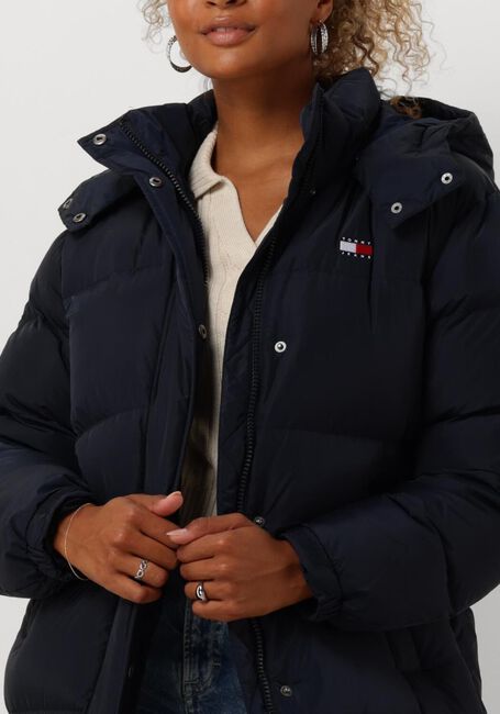 Blauwe TOMMY JEANS Gewatteerde jas TJW ALASKA LONG PUFFER - large