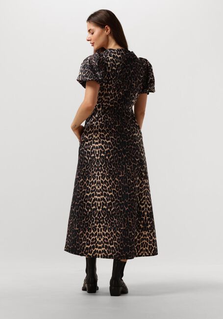 Leopard NEO NOIR Midi jurk ILLANA LEO DRESS - large