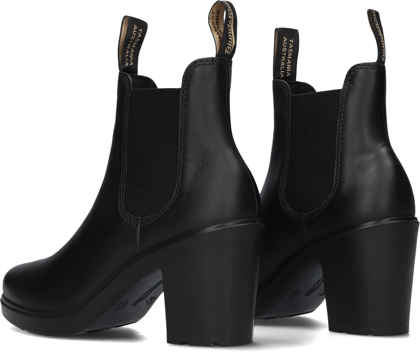 BLUNDSTONE Zwarte Enkelboots Dames High Heel